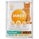 IAMS Droogvoer voor katten, Gesteriliseerd met kip, volwassen, 800 g