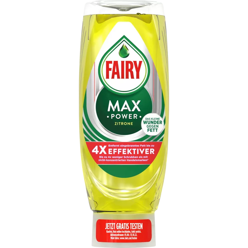 Fairy Afwasmiddel Max Power Citroen, 545 ml