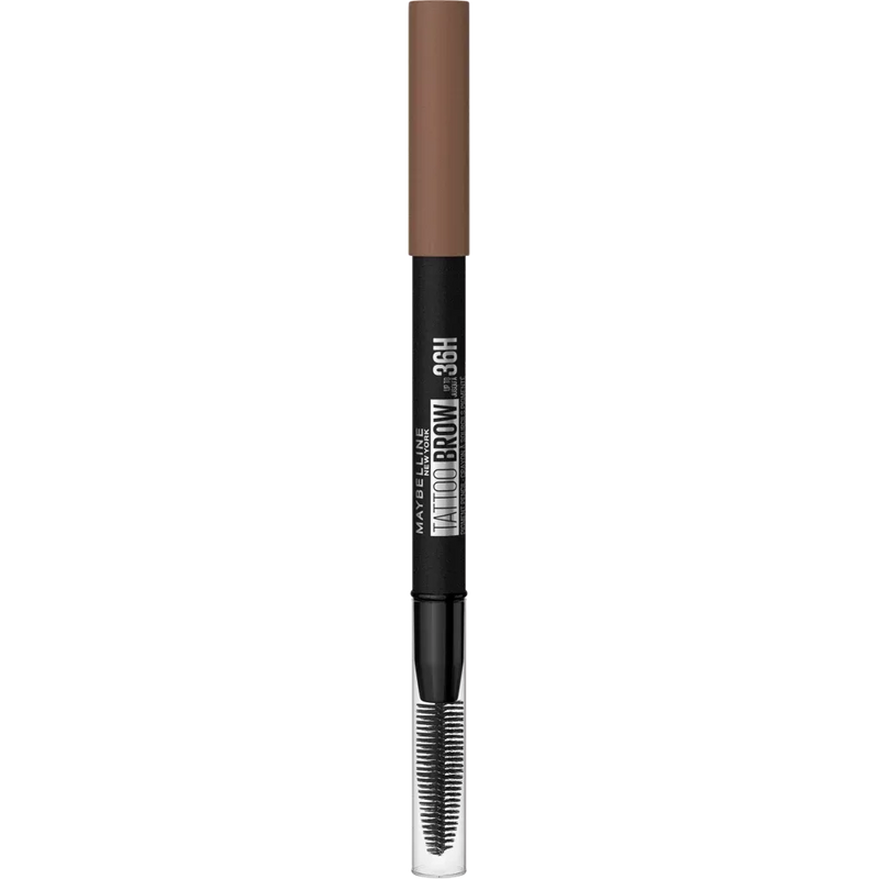 Maybelline New York Wenkbrauwpotlood Tattoo Brow 36H 6 Ash Brown, 1 stuk