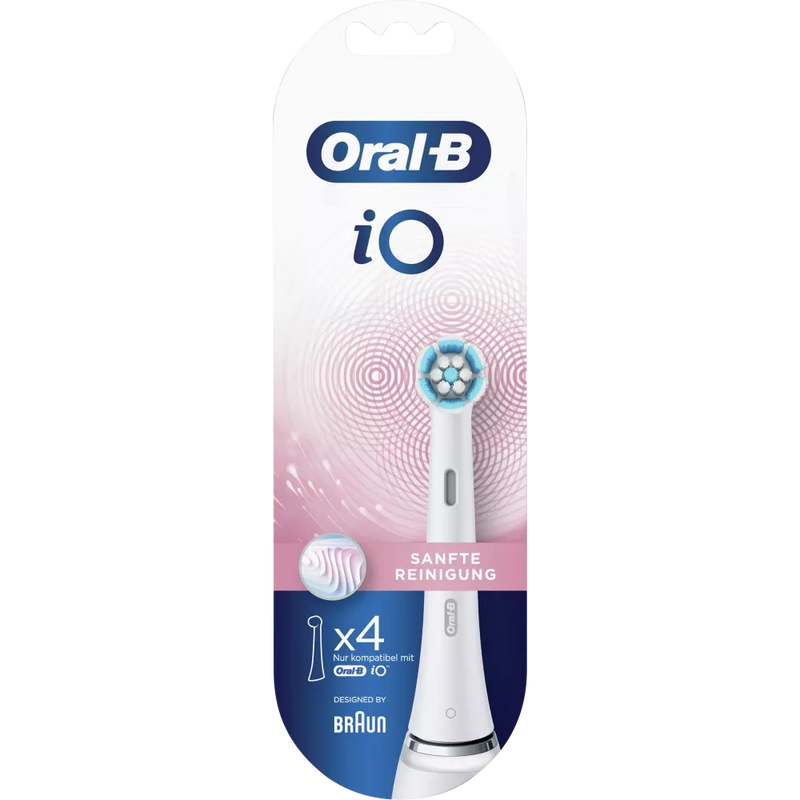 Oral-B Opzetborstels iO Gentle Cleaning, 4 stuks