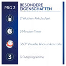 Oral-B Elektrische tandenborstel Pro 3 Cross Action zwart, 1 stuk