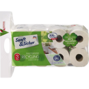 Sanft&Sicher Toiletpapier gerecycled 3-laags (16x200 vellen), 16 stuks.