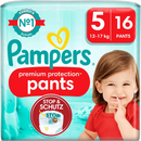 Pampers Baby Pants Premium Protection taille 5 Junior (12-17 kg), 16 pièces.