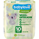 babylove Matelas à langer nature, 10 pièces