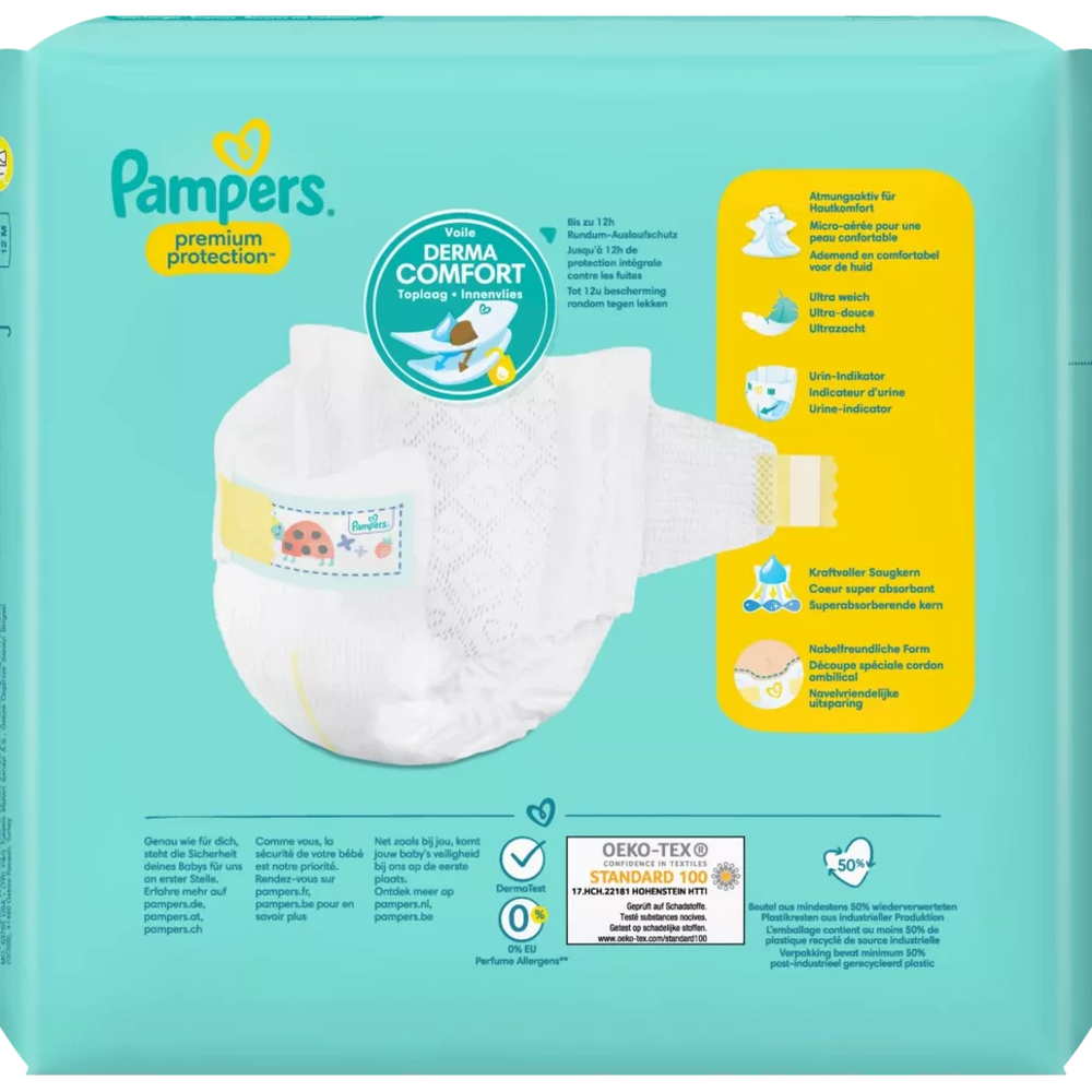 Pampers outlet New Baby - Maat 1 (New Born) 2-5 kg - 72 Stuks