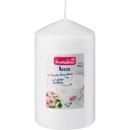 Bougie Profissimo lisse 140/80 blanche, 1 pièce