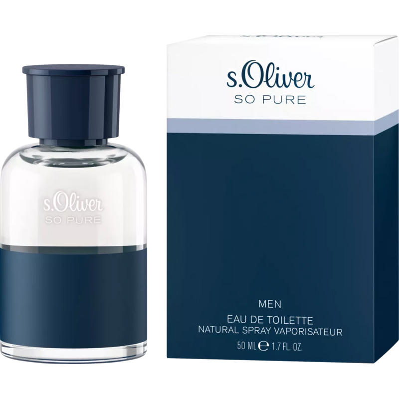 s.Oliver Eau de Toilette So Pure Men, 50 ml