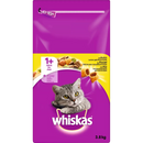 Nourriture sèche pour chat Whiskas, adulte 1+, poulet, 3,8 kg