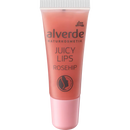 alverde NATURKOSMETIK Juicy Lips Rozenbottel lipgloss, 8 ml