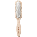 ebelin Brosse à cheveux naturels, brosse en bois naturel avec poils métalliques, 1 pièce.