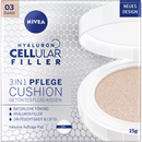 NIVEA Liquide teinté 3en1 Cushion Hyaluron CELLular Filler, Foncé, 15 g