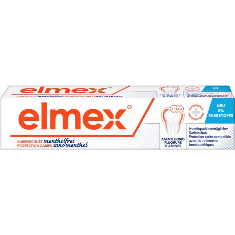 elmex Tandpasta cariësbescherming mentholvrij, 75 ml