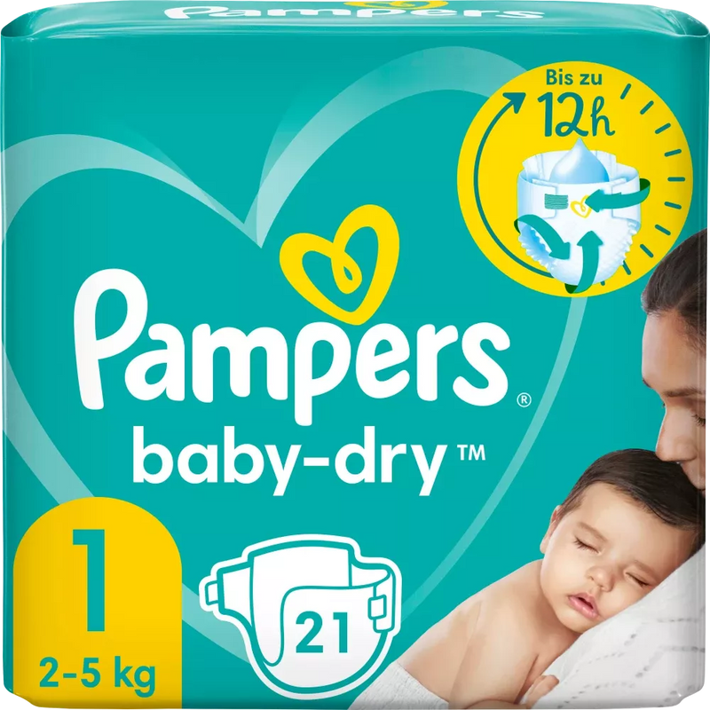 Pampers Baby Dry luiers Newborn maat 1 - 21 stuks