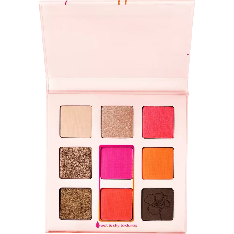 essence Oogschaduwpalette Bloomin' Bright & Eyeliner Palette 01 See Me Bloomin', 5,85 g