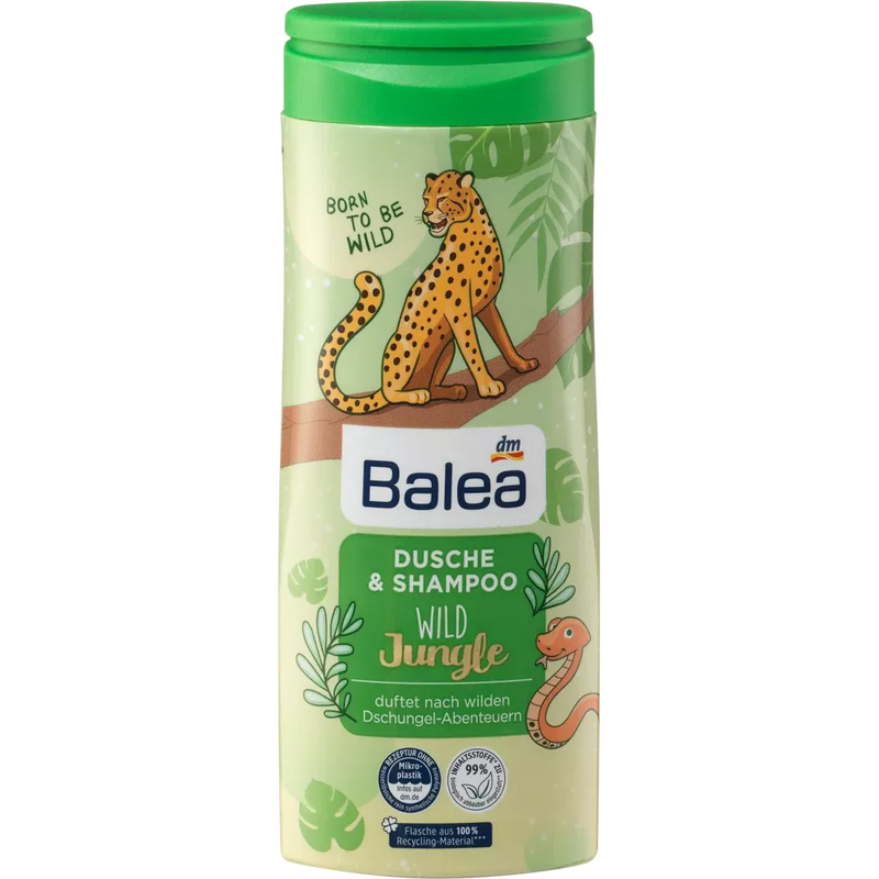 Balea Kinder douche & shampoo Wild Jungle, 300 ml