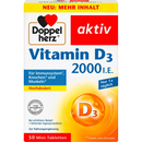 Doppelherz Vitamine D3 2000IE 50 stuks, 20,8 g