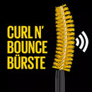 Maybelline New York Mascara Colossal Curl Bounce 01 Très Noir, 10 ml