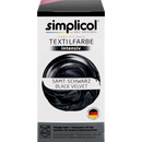 Simplicol Peinture textile velours noir, 1 pièce