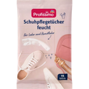 Profissimo Lingettes d'entretien des chaussures humides, 15 pièces.