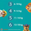 Pampers Luiers Baby Dry maat 6 (13-18 kg) Limited Edition Paw Patrol, maandelijkse doos, 164 stuks.