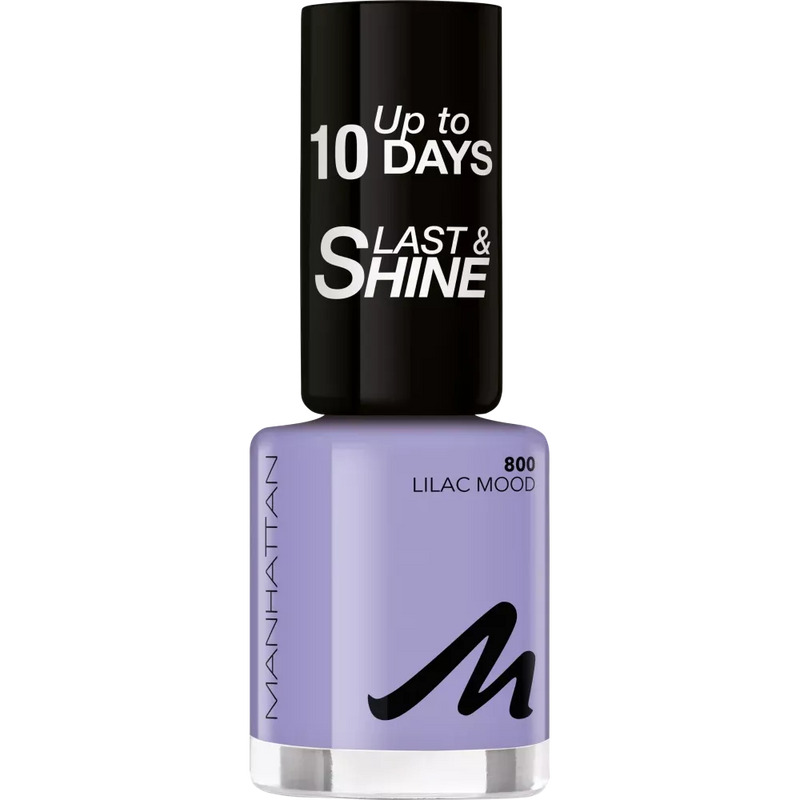 MANHATTAN Cosmetics Nagellak Last & Shine Lilac Mood 800, 8 ml