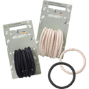 ebelin Haarelastiekjes - stof gemaakt van biologisch katoen, 9 stuks.