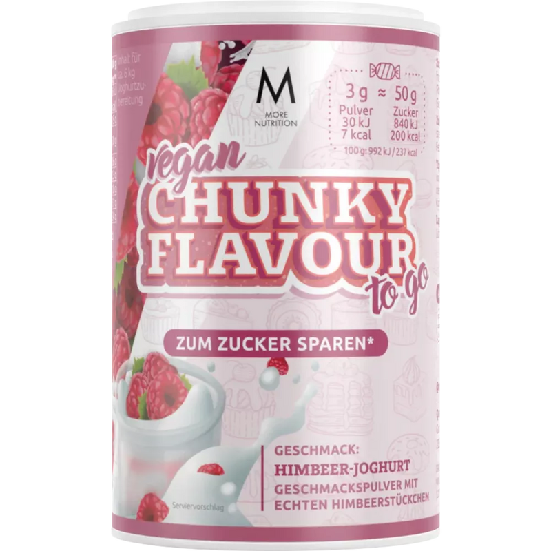 More Nutrition Smaakpoeder Chunky Smaak "Frambozen Yoghurt" 2 go, 60 g