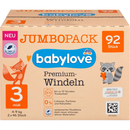 babylove Premium luiers maat 3, Midi, 4-9 kg, Jumbo Pack, 92 stuks