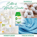 AirWick Luchtverfrisser Freshmatic Duo Katoen & Lila Wit Navulling (2x250 ml), 500 ml