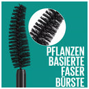 Maybelline New York Mascara Green Edition Mega Mousse 002 Très Noir, 9 ml