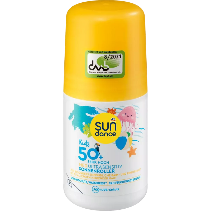 SUNDANCE Sun Roller Kids, MED ultra sensitive, SPF 50+, 100 ml