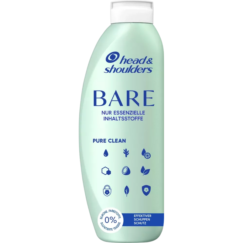 head&shoulders Shampoo antiroos Bare Pure Clean, 400 ml