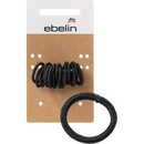 ebelin Haarbandjes mini zwart, 18 stuks
