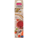 Pailles en acier inoxydable Profissimo dorées, 6 pièces