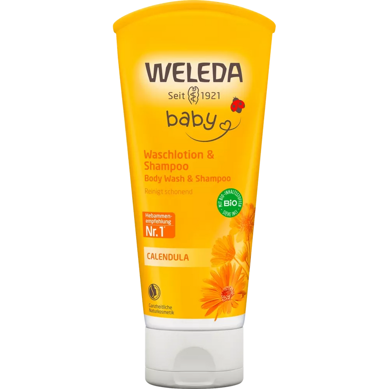 Weleda baby Waslotion & Shampoo Calendula, 200 ml