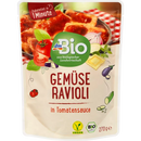 dmBio Raviolis italiens prêts à l'emploi fourrés aux légumes, 270 g