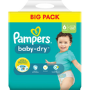 Couches Pampers Baby Dry Gr.6 Extra Large (13-18 kg), paquet en vrac, 52 pièces.