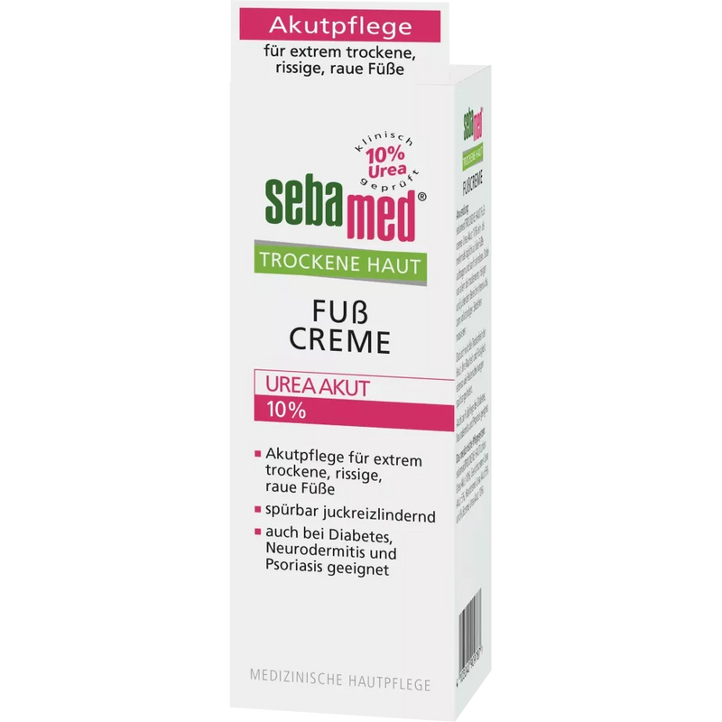 sebamed Voetcrème droge huid, Urea Acute (10%), 100 ml