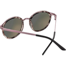 SUNDANCE Metalen zonnebril met leeuwenaccenten en roze gespiegeld glas, 1 stuk