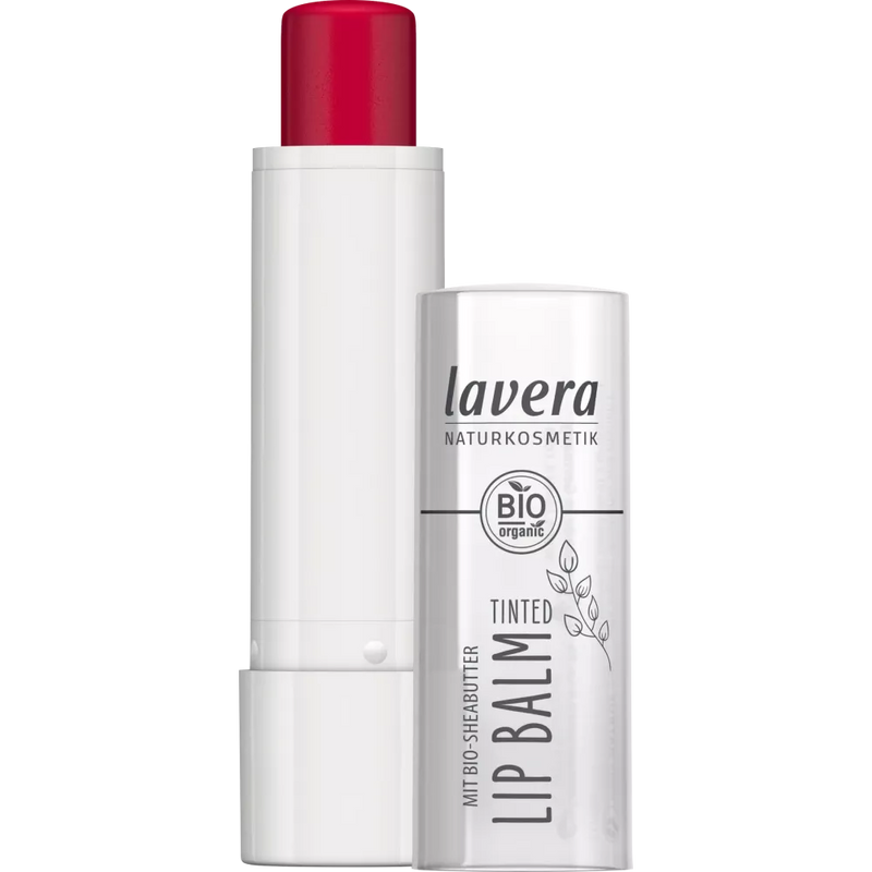 lavera Getinte lippenbalsem 03 Aardbeirood, 4,5 g