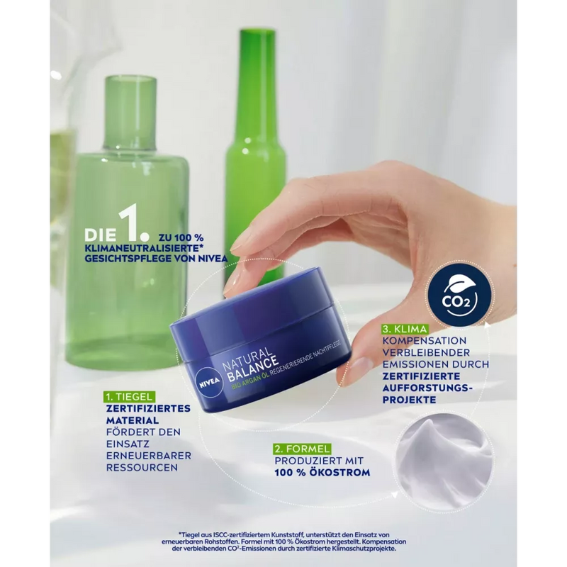 NIVEA Nachtcrème Natural Balance, 50 ml