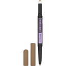 Maybelline New York Wenkbrauwpotlood Express Brow Satin Duo 01 Donker Blond, 1 st.