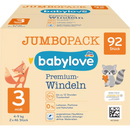 babylove Premium luiers maat 3, Midi, 4-9 kg, Jumbo Pack, 92 stuks