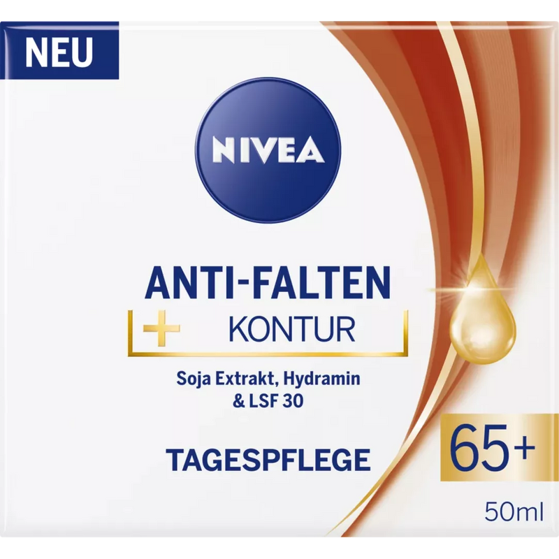 NIVEA Dagcrème Anti-Rimpel & Contour 65+ SPF 30, 50 ml