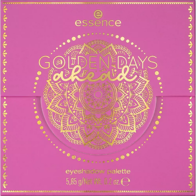 Palette de fards à paupières Essence Golden Days Ahead 01 Livin' For Golden Drama, 5,85 g