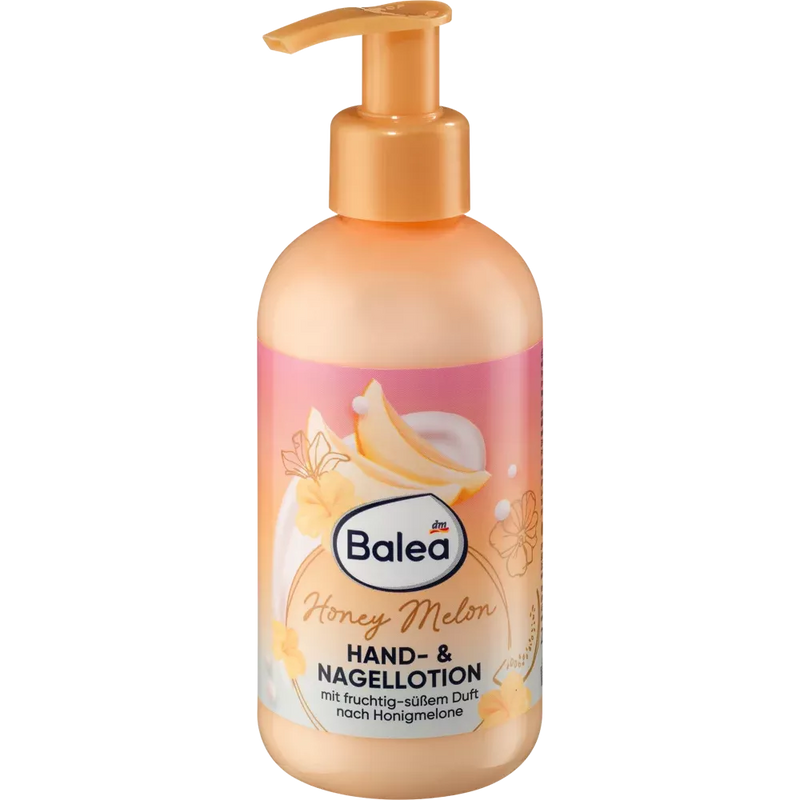 Balea Lotion Mains et Ongles Melon Miel, 200 ml