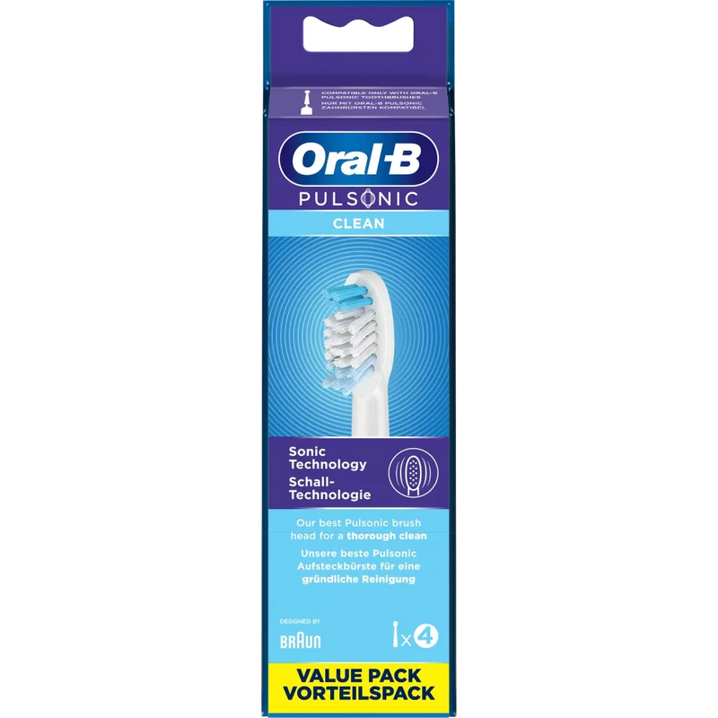 Oral-B Opzetborstels Pulsonic Clean, 4 stuks