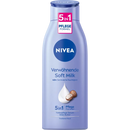 NIVEA Body Milk Soft Formule de soin 5 en 1, 400 ml