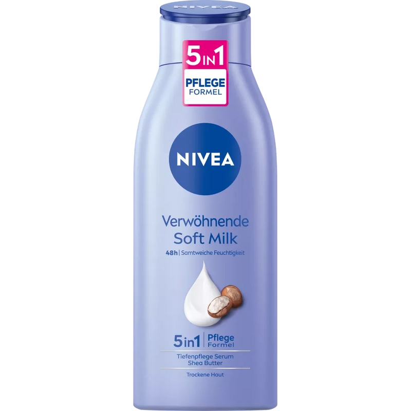 NIVEA Bodymilk soft 5in1 verzorgingsformule, 400 ml