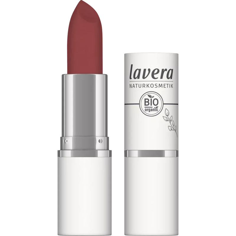 lavera Lipstick Velvet Mat 04 Levendig Rood, 4.5 g